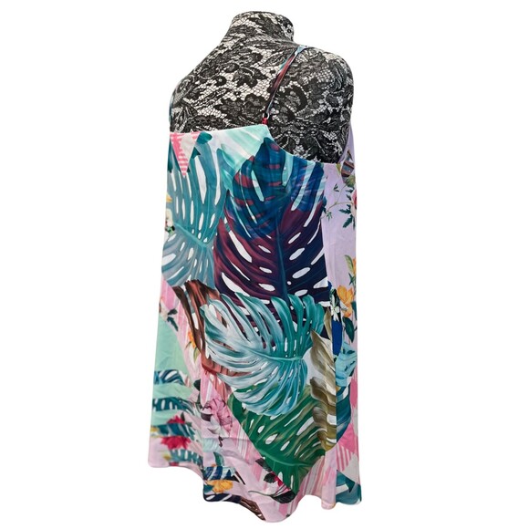 NEW ASOS‎ Strappy Botanical Mini Dress Short Lightweight Flowy Multicolor 12 P - Picture 16 of 16